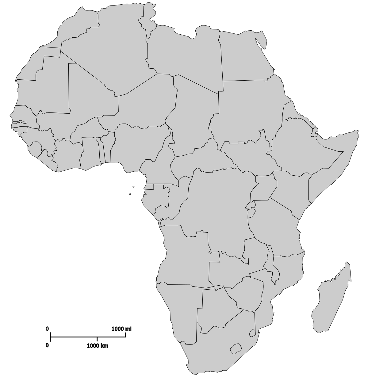 Blank Map-Africa.svg