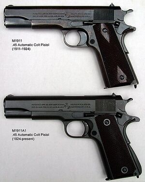 M1911 and M1911A1 pistols.JPG